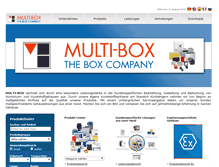 Tablet Screenshot of multi-box.com